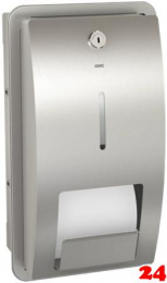 KWC PROFESSIONAL Stratos WC-Rollenhalter STRX671E für die Unterputzmontage