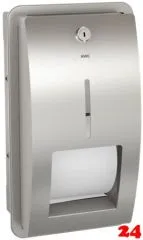 KWC PROFESSIONAL Stratos WC-Rollenhalter STR672E mit Spindelsystem fr Unterputzmontage