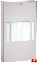 KWC PROFESSIONAL Rodan Hygienebeutelspender RODX191 fr die Aufputzmontage ohne Nachfllmedien