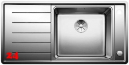 BLANCO Küchenspüle Andano XL 6 S-IF Edelstahlspüle / Einbauspüle Flachrand mit Ablaufsystem InFino und Drehknopfventil