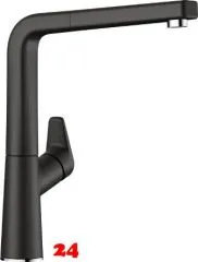 BLANCO Kchenarmatur Avona-S Silgranit-Look Einhebelmischer mit Zugauslauf 190 schwenkbarer Auslauf