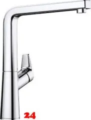BLANCO Kchenarmatur Avona Chrom Einhebelmischer / Spltischarmatur mit Festauslauf 360 schwenkbarer Auslauf