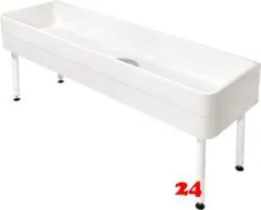 KWC PROFESSIONAL Miranit Werkraumbecken SIRW775 Reinigungsbecken / Schlammfangbecken Mineralgranit (2000x600mm)