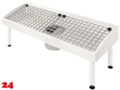 KWC PROFESSIONAL Sirius Miranit Schuh-und Stiefelreinigungsanlage SIRW721A aus Mineralgranit fr 2 Reinigungspltze