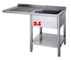 AfG Splcenter (1200x600) auf Unterbau VSC126R-BR Gewerbesple mit verschweitem Untergestell