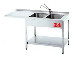 AfG Splcenter (1800x600) auf Unterbau VSC186R-BR Gewerbesple mit verschweitem Untergestell