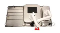 BLANCO Ablaufgarnitur 2 x 3,5'' mit Ablauffernbedienung C-overflow rund modernes Sieb Ablaufgarnitur Komplett Serie: Axis II (225730)