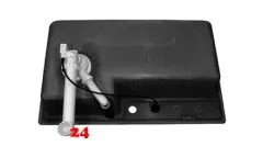 BLANCO Ablaufgarnitur 1 x 3,5'' Sieb mit Ablauffernbedienung berlauf rund Ablaufgarnitur Komplett Serie: Plenta (221354)