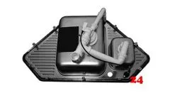 BLANCO Ablaufgarnitur 1 x 3,5'' Sieb 1 x 1,5'' Sieb mit Ablauffernbedienung berlauf rund Ablaufgarnitur Komplett Serie: Style (220624)