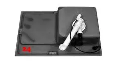 BLANCO Ablaufgarnitur 1 x 3,5'' Sieb mit Ablauffernbedienung C-overflow Ablaufgarnitur Komplett Serie: Zenar (223138)