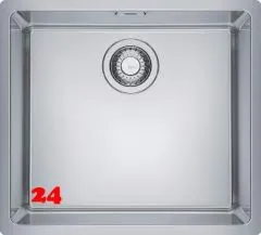 FRANKE Kchensple Maris MRX 210-45 Edelstahlsple Slimtop / Flchenbndig mit Siebkorb als Stopfenventil