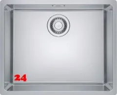 FRANKE Kchensple Maris MRX 210-50 Edelstahlsple Slimtop / Flchenbndig mit Siebkorb als Stopfenventil