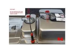 FRANKE Ablaufgarnitur Integral 2x 3,5" Siebkrbchen mit Ablauffernbedienung inkl. Druckknopfventil 1x berlauf verdeckt rechteckig Serie: Hydros (1120688020)