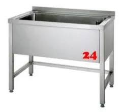 AfG Topfspüle Mehrzweckbecken 1B VLT106 Gewerbespüle mit verschweißtem Untergestell Beckentiefe 350mm AfG Topfspüle Mehrzweckbecken 1B VLT106 Gewerbespüle mit verschweißtem Untergestell Beckentiefe 350mm