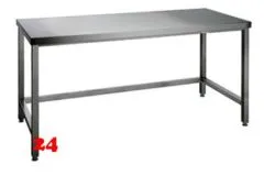 AfG Arbeitstisch ohne Grundboden (B3100xT600) AT316 verschweite Ausfhrung 3-seitig verstrebt ohne Aufkantung