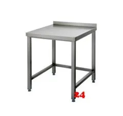 AfG Arbeitstisch ohne Grundboden mit Aufkantung (B800xT600) AT086A verschweite Ausfhrung 3-seitig verstrebt