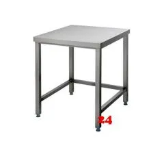AfG Arbeitstisch ohne Grundboden (B900xT700) AT097 verschweite Ausfhrung 3-seitig verstrebt ohne Aufkantung