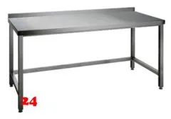 AfG Arbeitstisch ohne Grundboden mit Aufkantung (B3100xT700) AT317A verschweite Ausfhrung 3-seitig verstrebt