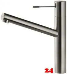 KWC Kchenarmatur Ono 10.151.023.700FL Einhebelmischer Edelstahl massiv mit Festauslauf Bedienhebel aus Medizinstahl (121492)