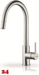 PYRAMIS Küchenarmatur Verismo Premium Einhebelmischer Edelstahl massiv mit Zugauslauf als Schlauchbrause PYRAMIS Küchenarmatur Verismo Premium Einhebelmischer Edelstahl massiv mit Zugauslauf als Schlauchbrause
