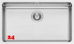 PYRAMIS Kchensple Lydia (70x40) 1B Unterbausple mit Siebkorb als Stopfen- oder Drehknopfventil