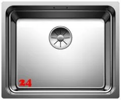 BLANCO Kchensple Etagon 500-IF Edelstahlsple / Einbausple Flachrand mit Ablaufsystem InFino und Handbettigung