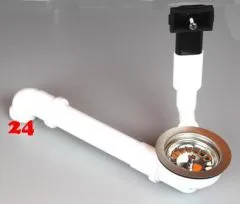 BERNUS AG 3 1/2" 1B-RSR berlauf eckig Siebkorb als Stopfenventil mit Raumsparrohr