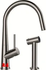 SCHOCK Kchenarmatur Conos Pro EDM Einhebelmischer Edelstahl massiv mit Festauslauf und separater Brause