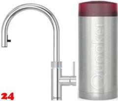 QUOOKER FLEX Combi B Einhebelmischer Zugauslauf Chrom & 100°C Armatur Kochendwasserhahn (COMBIFXRCHR) QUOOKER FLEX Combi B Einhebelmischer Zugauslauf Chrom & 100°C Armatur Kochendwasserhahn (COMBIFXRCHR)