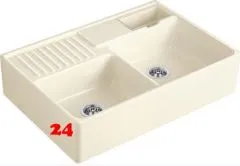 Villeroy & Boch Spülstein / Spülmodul Doppelbecken-Classicline Keramikspüle in Standard Farben Villeroy & Boch Spülstein / Spülmodul Doppelbecken-Classicline Keramikspüle in Standard Farben