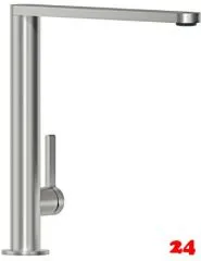 Villeroy & Boch Kchenarmatur Finera Einhebelmischer Edelstahl massiv mit Festauslauf