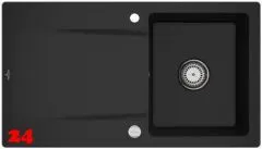 Villeroy & Boch SILUET 50-Premiumline Einbausple / Keramiksple aus TitanCeram in Sonder Farben