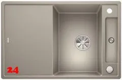 BLANCO Axia III 45 S HSB (Holzschneidbrett) Silgranit® PuraDur®II Granitspüle / Einbauspüle Ablaufsystem InFino mit Drehknopfventil BLANCO Axia III 45 S HSB (Holzschneidbrett) Silgranit® PuraDur®II Granitspüle / Einbauspüle Ablaufsystem InFino mit Drehknopfventil