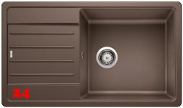 BLANCO Küchenspüle Legra XL 6 S Silgranit® PuraDur®II Granitspüle / Einbauspüle mit Handbetätigung in 6 Farben