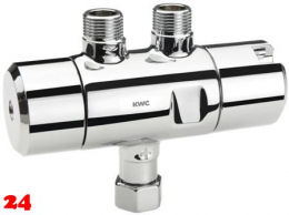 KWC PROFESSIONAL Puretherm Thermostat PURE0031 als thermischer Verbrühungsschutz bei Kaltwasserausfall
