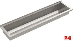 KWC PROFESSIONAL Planox Waschrinne-PL16 fugenlos verschweißte Waschrinne für Wandmontage Breite 1600mm KWC PROFESSIONAL Planox Waschrinne-PL16 fugenlos verschweißte Waschrinne für Wandmontage Breite 1600mm