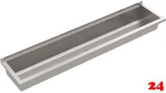 KWC PROFESSIONAL Planox Waschrinne-PL18 fugenlos verschweißte Waschrinne für Wandmontage Breite 1800mm KWC PROFESSIONAL Planox Waschrinne-PL18 fugenlos verschweißte Waschrinne für Wandmontage Breite 1800mm