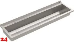 KWC PROFESSIONAL Planox Waschrinne-PL16T fugenlos verschweißt mit Armaturenbank für Wandmontage Breite 1600mm KWC PROFESSIONAL Planox Waschrinne-PL16T fugenlos verschweißt mit Armaturenbank für Wandmontage Breite 1600mm