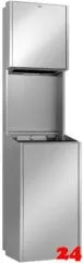 KWC PROFESSIONAL EXOS Papierhandtuchspender und Abfallbehlter Kombination EXOS602EX fr Unterputzmontage
