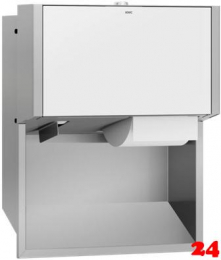 KWC PROFESSIONAL EXOS WC-Doppelrollenhalter EXOS676EW mit Spindelsystem für die Unterputzmontage