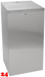 KWC PROFESSIONAL Rodan Abfallbehälter RODX605SL für die Aufputzmontage Fassungsvermögen ca. 30 Liter