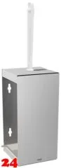 KWC PROFESSIONAL Rodan WC-Brstenhalter RODX687 fr die Aufputzmontage inklusive Brste
