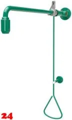 KWC PROFESSIONAL Erste Hilfe Notdusche / Krperdusche FAID0006 mit Wasserfhrung aus der Decke oder von Rechts