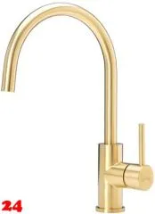 REGINOX Kchenarmatur CANO Gold (R30509) Kchenarmatur / Einhebelmischer mit Festauslauf Oberflche Goldfarben PVD