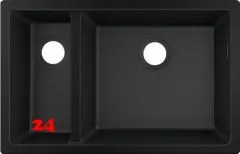 HANSGROHE Küchenspüle S51 S510-U635 SilicaTec Granit-Unterbauspüle 180/450 in 3 Farben mit Siebkorb als Stopfen- oder Drehknopfventil HANSGROHE Küchenspüle S51 S510-U635 SilicaTec Granit-Unterbauspüle 180/450 in 3 Farben mit Siebkorb als Stopfen- oder Drehknopfventil