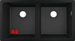 HANSGROHE Küchenspüle S51 S510-U770 SilicaTec Granit-Unterbauspüle 370/370 in 3 Farben mit Siebkorb als Stopfen- oder Drehknopfventil HANSGROHE Küchenspüle S51 S510-U770 SilicaTec Granit-Unterbauspüle 370/370 in 3 Farben mit Siebkorb als Stopfen- oder Drehknopfventil