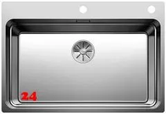 BLANCO Kchensple Etagon 700 IF/A Edelstahlsple / Einbausple Flachrand mit Ablaufsystem InFino und Zugknopf