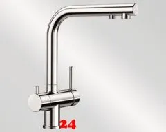 BLANCO Fontas II Filter Chrom 3-in-1-Armatur Gefiltertes Wasser - Kaltes, warmes und gefiltertes Wasser