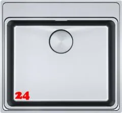 FRANKE Kchensple Mythos MYX 210-50 A Einbausple Slimtop / Flchenbndig mit Siebkorb als Druckknopfventil