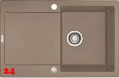 FRANKE Kchensple Maris MRG 611-78 Fragranit+ Einbausple / Granitsple mit Siebkorb als Druckknopfventil